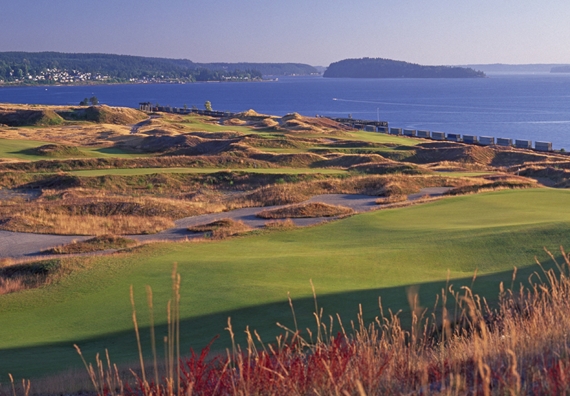 chambers bay golf course #15 and #17