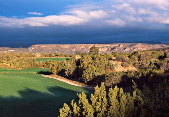 Hole #9 and #18 at Cochiti Golf Course